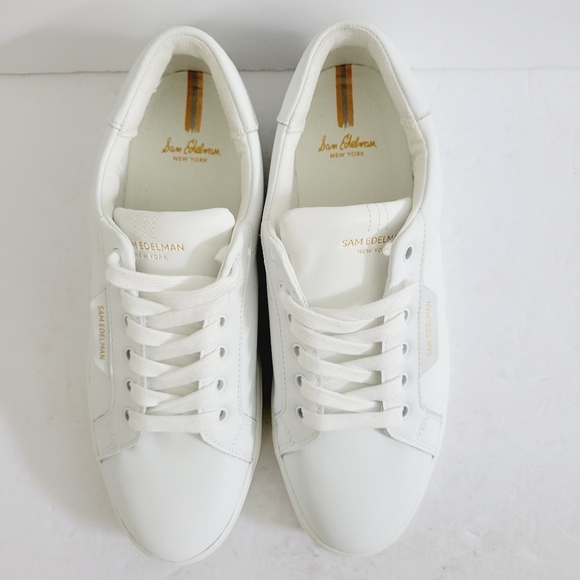 New Sam Edelman Ethyl Sneaker in Bright White,Size 10,5 - Picture 3 of 6